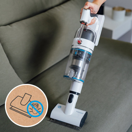 hoogo hoogo Akku-Hand-und Stielstaubsauger S6, 400,00 W, beutellos, extra leise, 90min Laufzeit, selbstreinigend, LED, fur Allergiker  беспроводной ручной пылесос hoogo S6, 400,00 Вт, без мешка, очень тихий, время работы 90 минут, самоочистка, светодиод, 