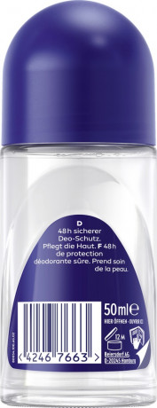 NIVEA MEN Fresh Ocean Deodorant Roll-On, 50 ml, Нивеа Мужской дезодорант ролик, морской аромат, 0% алюминия, формула INFINIFRESH, 48ч защита, 50 мл
