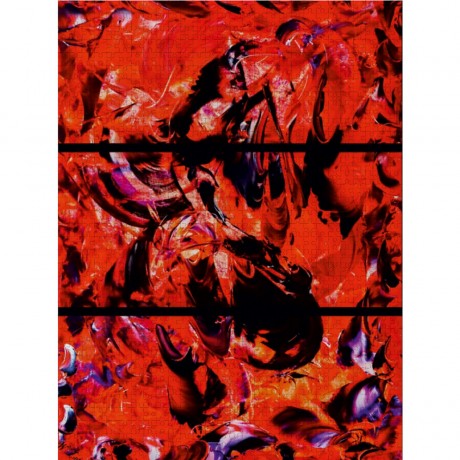 CALVENDO Puzzle CALVENDO Puzzle Rot und schwarz  3 Teiler Пазл CALVENDO Пазл красный и черный 3 детали