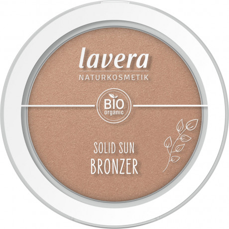 LAVERA Solid Sun Bronzer Soleil Kiss 01, 5,5 g, Лавера Бронзер для эффекта солнечного загара, био-миндальное масло и био-жожоба, 5,5 г