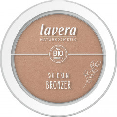 LAVERA Solid Sun Bronzer Soleil Kiss 01, 5,5 g, Лавера Бронзер для эффекта солнечного загара, био-миндальное масло и био-жожоба, 5,5 г