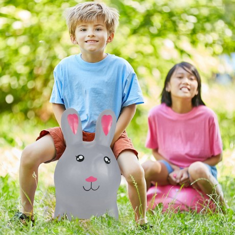 relaxdays Hupftier Hase in Grau Копытный кролик в сером