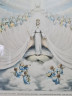 Картина винтажная "Непорочная царица Вселенной", в деревянной раме, 53 x 41 см, Германия, 1960-1970гг.
