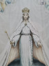 Картина винтажная "Непорочная царица Вселенной", в деревянной раме, 53 x 41 см, Германия, 1960-1970гг.