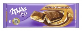 Milka (Милка) Tafelschokolade Toffee Ganznuss 3 шт. x 300 г