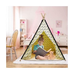 Arkmiido® Kinderzelt Tipi Sternenhimmel Spielzelt Детская палатка вигвам звездное небо игровая палатка