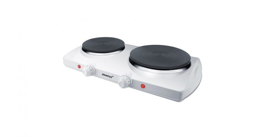 Steba Steba Doppel-Kochfeld KF 150, Kochplatte weiss weiss Двойная варочная панель Steba KF 150, белая конфорка