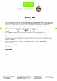 Krauterhaus Sanct Bernhardt Aloe Vera Juice, 1 литр