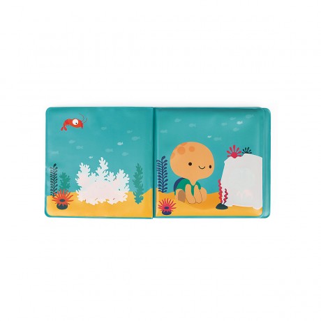 Janod Badespielzeug Activity-Buch Unter Wasser Книга с игрушками для ванны под водой