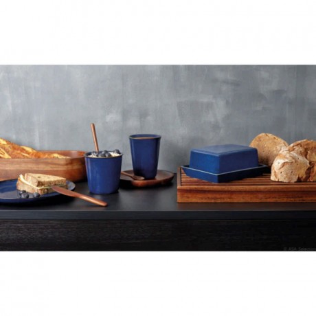 ASA SELECTION ASA Saisons Midnight Blue Butterdose 16,5x13,5x7 cm Масленка ASA Seasons Midnight Blue 16,5x13,5x7 см