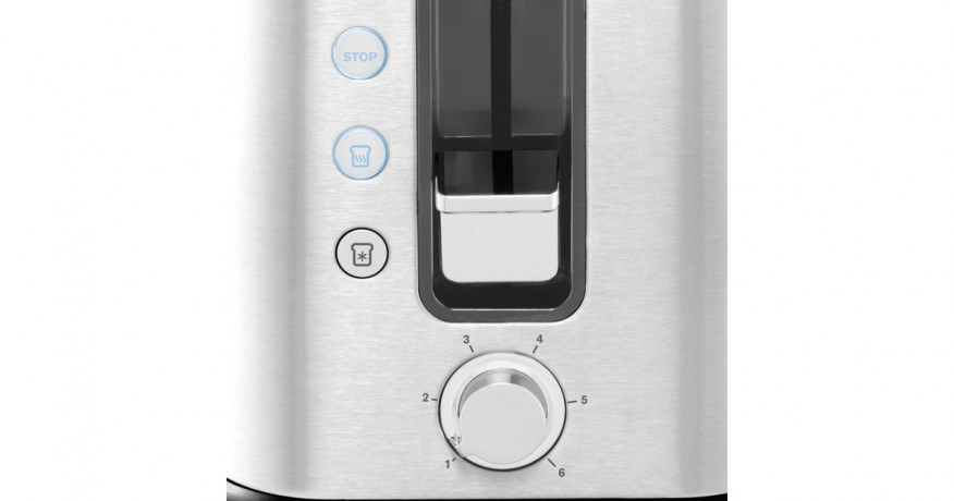 Krups Krups Toaster Control Line KH442D silber/schwarz, 700 Watt, fur 2 Scheiben Toast silber/schwarz Krups Toaster Control Line KH442D серебристый/черный, 700 Вт, на 2 ломтика тостов