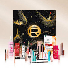 L'Oreal Paris Mini-Beauty Adventskalender 2026, косметический адвент-календарь с макияжем и уходом за лицом и волосами, 24 подарка