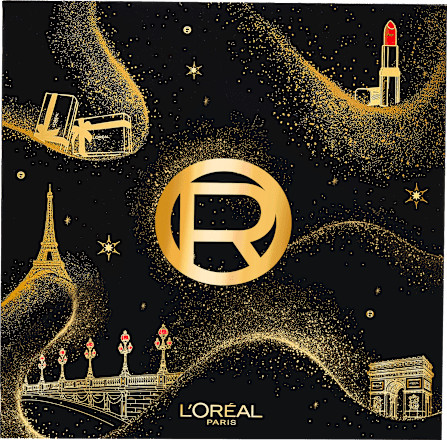 L'Oreal Paris Mini-Beauty Adventskalender 2026, косметический адвент-календарь с макияжем и уходом за лицом и волосами, 24 подарка