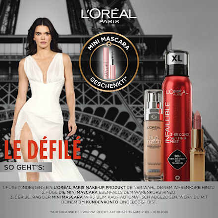 L'Oreal Paris Mini-Beauty Adventskalender 2026, косметический адвент-календарь с макияжем и уходом за лицом и волосами, 24 подарка