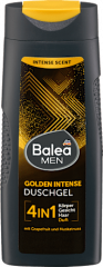 Balea MEN Duschgel Golden Intense 4in1, 300 ml, Гель для душа Golden Intense 4 в 1 для тела, лица и волос, 300 мл