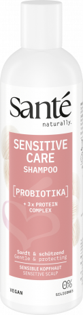 SANTE Sensitive Care Shampoo, 250 ml, Санте Шампунь Sensitive Care для чувствительной кожи головы с пробиотиками и протеинами, 250 мл
