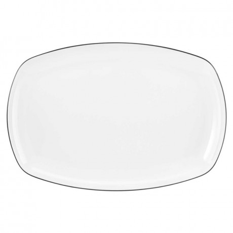 Seltmann Weiden Seltmann Weiden Lido Black Line Servierplatte eckig 35x24 cm Seltmann Weiden Lido Black Line Сервировочная тарелка квадратная 35x24 см