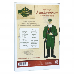 ORIGINAL CROTTENDORFER Räucherkerzenadventskalender 2026, Адвент-календарь 2026 Original Crottendorfer с ароматическими курительными конусами, 24 аромата