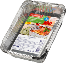 Profissimo Алюминивые миски с Крышкой 1л, 6 шт