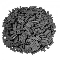LEGO LEGO 1x4 Mauersteine Dunkelgrau - 50 Stuck - Dark bluish grey 15533 LEGO 1x4 Bricks Dark Grey — 50 штук — темно-голубовато-серый 15533