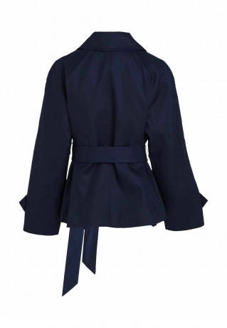 Tommy Hilfiger BELTED Light jacket marine ПОЯС Легкая куртка морской