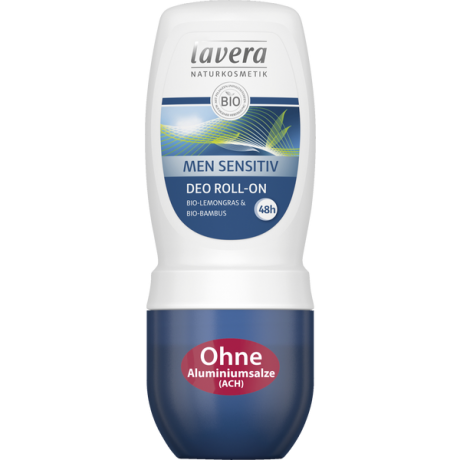 Lavera Men Care 24h Deodorant Roll-On, Лавера Шариковый дезодорант 24ч с органическим бамбуком и органическим лемонграссом для мужчин, 50 мл