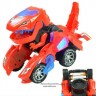 Vicabo Dinosaurier Transforming Spielzeug Auto Transform Dino Spielzeugauto mit Licht und Musik Spielzeugautos fur Kinder Игрушечная машинка-трансформер динозавров Игрушечная машинка-трансформер динозавра со светом и музыкой