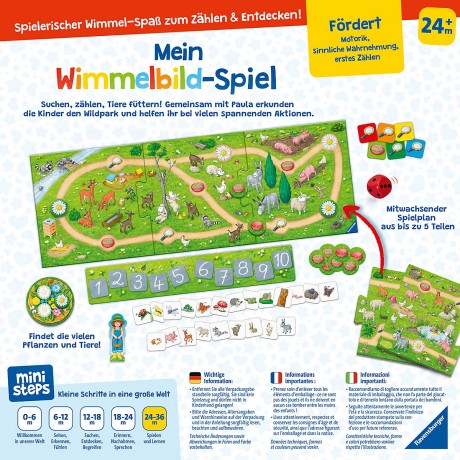 Ravensburger ministeps Mein Wimmelbild-Spiel ministeps Моя игра с поиском предметов