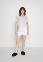 Tommy Hilfiger SHORT SLEEVE Pyjama top white КОРОТКИЙ РУКАВ топ от пижамы белый