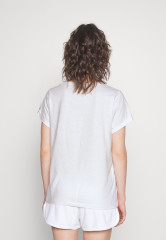 Tommy Hilfiger SHORT SLEEVE Pyjama top white КОРОТКИЙ РУКАВ топ от пижамы белый