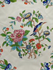 Тарелка декоративная винтажная Aynsley, Fine Bone China, England с изображением птиц и цветочным декором, фарфор, 26 см, Англия, 1960-70гг.