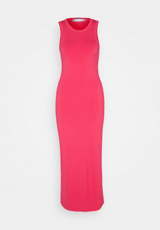 Tommy Hilfiger MIDI DRESS Jersey dress bright cerise pink ПЛАТЬЕ МИДИ Платье из джерси ярко-вишнево-розовый