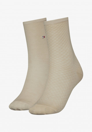 Tommy Hilfiger 2 PACK Socks beige 2 УПАКОВКИ носков бежевый