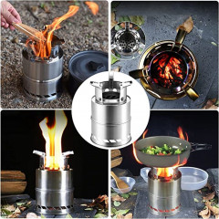 Dsen Dsen Gaskocher Tragbar Kocher, Holzofen Campingkocher Outdoor, (1-St)  Газовая плита Dsen Портативная дровяная печь Походная печь для улицы (1 шт.)