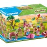 PLAYMOBIL 2er Set: 70997 Kindergeburtstag auf dem Ponyhof + 71000 2x Island Ponys mit Fohlen Набор из 2 штук: 70997 детский день рождения на пони-ферме + 71000 2 исландских пони с жеребятами