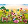 PLAYMOBIL 2er Set: 70997 Kindergeburtstag auf dem Ponyhof + 71000 2x Island Ponys mit Fohlen Набор из 2 штук: 70997 детский день рождения на пони-ферме + 71000 2 исландских пони с жеребятами
