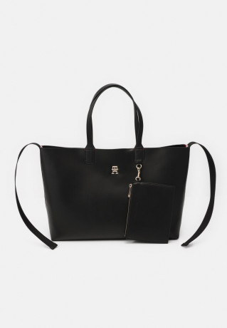Tommy Hilfiger ICONIC TOMMY SOLID Tote bag black ICONIC TOMMY SOLID Сумка-тоут черный