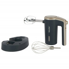 Petra Petra Handmixer kabellos Aufsatze Edelstahl 3 Stufen Akkubetrieb  Ручной миксер Petra, беспроводные насадки из нержавеющей стали, 3 уровня, на батарейках.