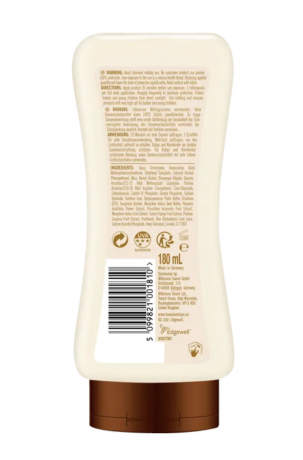 Hawaiian Tropic Glowing Protection Lotion LSF 15, Солнцезащитный Лосьон для сияния кожи SPF 15, с маслом ши и витамином Е, водостойкая формула, тропический аромат, 180мл 
