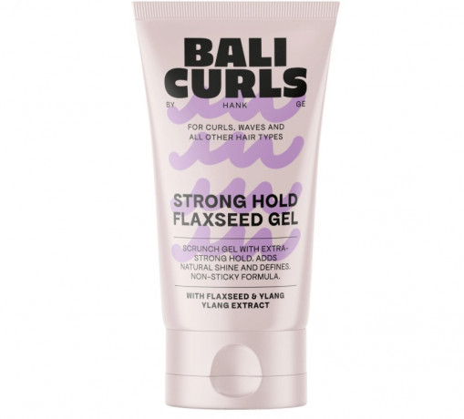 Bali Curls Strong Hold Flaxseed Gel, гель для кудрявых волос 150 мл, сильная фиксация, чёткие локоны, анти-фриз, CGM, Германия