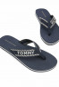 Tommy Hilfiger WEBBING LOGO T-bar sandals space blue WEBBING LOGO Сандалии с Т-образной перемычкой космический синий
