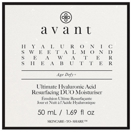 Avant Skincare Ultimate Hyaluronic Acid Resurfacing DUO Moisturiser Ultimate Hyaluronic Acid Resurfacing DUO Moisturizer