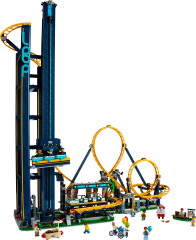 Lego Looping-Achterbahn американские горки