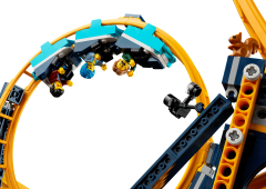 Lego Looping-Achterbahn американские горки