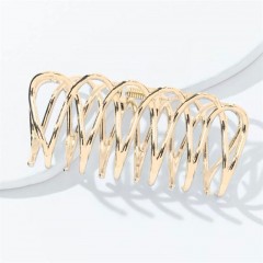 SOHO Olive Metall Haarklammer Gold Оливковая металлическая заколка для волос