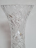 Ваза винтажная Anna Hutte на ножке, хрусталь, 22 x 7,5 см, Германия, 1960-70гг.