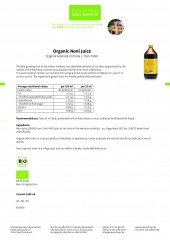 Krauterhaus Sanct Bernhardt Organic Noni Juice, 1-л-бутылка