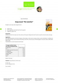 Krauterhaus Sanct Bernhardt Soup snack "Pot watcher" (pack of 10), 200 г