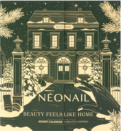 NEONAIL Beauty Feels Like Home Advent Calendar 2026, NEONAIL адвент-календарь 2026 для маникюра с UV-лаками и декором, 24 подарка
