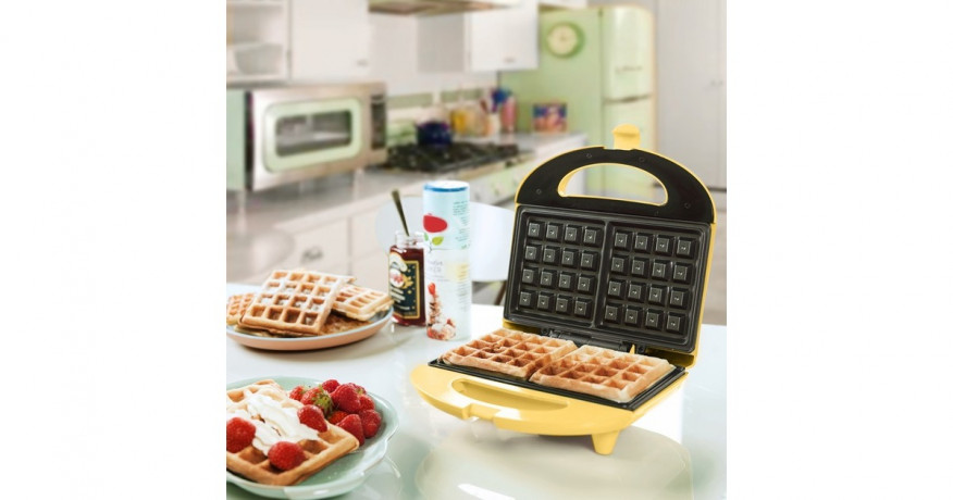 Bestron Bestron Waffeleisen ASW401V gelb, 700 Watt  gelb Вафельница Bestron ASW401V желтая, 700 Вт